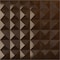 Ekena Millwork 19 5/8in. W x 19 5/8in. H Damon EnduraWall Decorative 3D Wall Panel Covers 2.67 Sq. Ft. WP20X20DAAMB - alternate 1